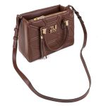 Bolsa Feminina Luxo Lorena Geométrico Caramelo Zuí Brasil
