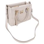 Bolsa Feminina Luxo Lorena Geométrico Off White Zuí Brasil