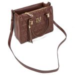 Bolsa Feminina Luxo Lorena Triângulo Caramelo Zuí Brasil 