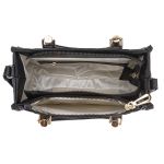 Bolsa Feminina Luxo Lorena Xadrez Preto Zuí Brasil