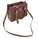 Bolsa Feminina Luxo Lorena Xadrez Caramelo Zuí Brasil