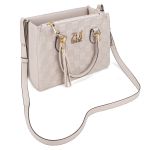 Bolsa Feminina Luxo Lorena Xadrez Off White Zuí Brasil