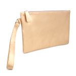 Bolsa Feminina Carteiro De Mão Festa Clutch Dourada Zuí Brasil