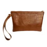 Bolsa Feminina Carteiro De Mão Festa Clutch Caramelo Zuí Brasil