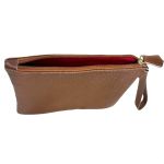 Bolsa Feminina Carteiro De Mão Festa Clutch Caramelo Zuí Brasil