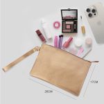 Bolsa Feminina Carteiro De Mão Festa Clutch Dourada Zuí Brasil