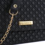 Bolsa Feminina Pequena Petit Alça De Corrente Preta - Zuí Brasil