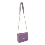 Bolsa Feminina Pequena Petit Alça De Corrente Lilás - Zuí Brasil 