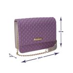 Bolsa Feminina Pequena Petit Alça De Corrente Lilás - Zuí Brasil 