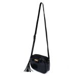 Bolsa Zuí Brasil Transversal Croco Preto