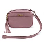 Bolsa Zuí Brasil Transversal Quadrada Rosa Bolso