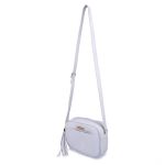 Bolsa Zuí Brasil Transversal Quadrada Branca Bolso