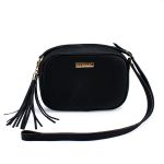 Bolsa Zuí Brasil Transversal Quadrada Relax Preto 
