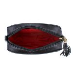 Bolsa Zuí Brasil Transversal Quadrada Relax Preto 