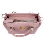 Bolsa Feminina Stachel Loren Zuí Brasil Transversal De Mão Rosa