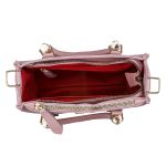 Bolsa Feminina Stachel Loren Zuí Brasil Transversal De Mão Rosa