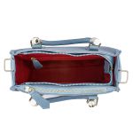 Bolsa Feminina Stachel Loren Zuí Brasil Transversal De Mão Azul Aço