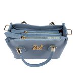 Bolsa Feminina Stachel Loren Zuí Brasil Transversal De Mão Azul Aço