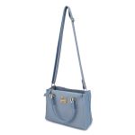 Bolsa Feminina Stachel Loren Zuí Brasil Transversal De Mão Azul Aço