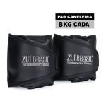Peso Caneleira 8 Kg Para Treino Fitness (o Par) - Tornozeleira Zuí Brasil 