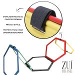 Kit Funcional Aro Hexagonal Circuito Agilidade Argola 08 Pç Zuí Brasil