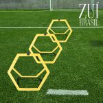 Kit Funcional Aro Hexagonal Circuito Agilidade Argola 08 Pç Zuí Brasil