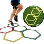 Kit Funcional Aro Hexagonal Circuito Agilidade Argola 08 Pç Zuí Brasil