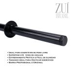 Barra Body Pump 1.30m Treino Musculação Zuí Brasil