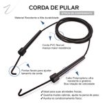 Kit Treino Corda de Pular + 10 Cones + 10 Pratos + Escada Agilidade + Roda Abdominal Zuí Brasil