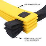 Kit Treino Corda de Pular + 10 Cones + 10 Pratos + Escada Agilidade + Roda Abdominal Zuí Brasil