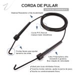 Kit Peso Caneleira 6kg (o Par) Com Corda De Pular Com Colchonete Para Treino - Zuí Brasil