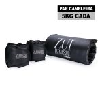 Kit Colchonete Academia e Peso Caneleira 5 Kg Para Treino (o Par) - Zuí Brasil