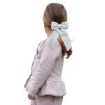 Laço de Cabelo Adulto Infantil Grande Luxo Boneca Prendedor Presilha Branco