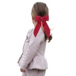 Laço de Cabelo Adulto Infantil Grande Luxo Boneca Prendedor Presilha Marsala