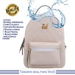 Mochila Grande Matelassê Off White Zuí Brasil 