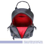 Mochila Grande Matelassê Preta Zuí Brasil
