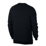 Moletom Blusa de Frio Abrigo Algodão Unissex Flanelado Preto