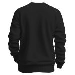 Moletom Blusa de Frio Abrigo Algodão Unissex Flanelado Preto
