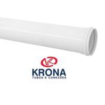 Tubo PVC Esgoto Krona Dn 100mm 6M 4 polegadas
