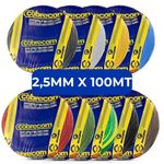 Cabo Flexível Cobrecom 2,5mm Rolo 100mts 750v Escolha A Cor
