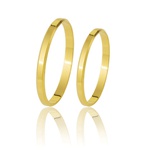 Alianças De Casamento Em Ouro Amarelo 10k