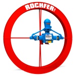 Bomba Rochfer Mse-32 + Roda Dágua 1,65x0,13m + Mini Suporte