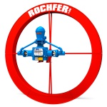 Bomba Rochfer Mse-32 + Roda Dágua 1,65x0,13m + Mini Suporte