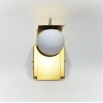 Arandela Luminária de Parede Sfera Jabuticaba-Alamin LE16/1P-Dourado