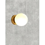 Arandela Luminária de Parede Plafon Jabuticaba-Alamin LE23/1G-Dourado