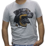 Camiseta Rottweiler Masculino - Mescla Cizna