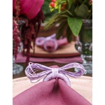 Porta guardanapo laces lilás 