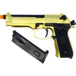 Pistola Airsoft GBB WE M92-SER STANDARD GOLD