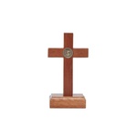 Crucifixo de Mesa 7 Cm Com São Bento