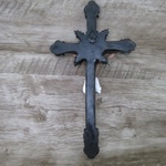 Crucifixo Resina -Medalha São Bento - 24 cm